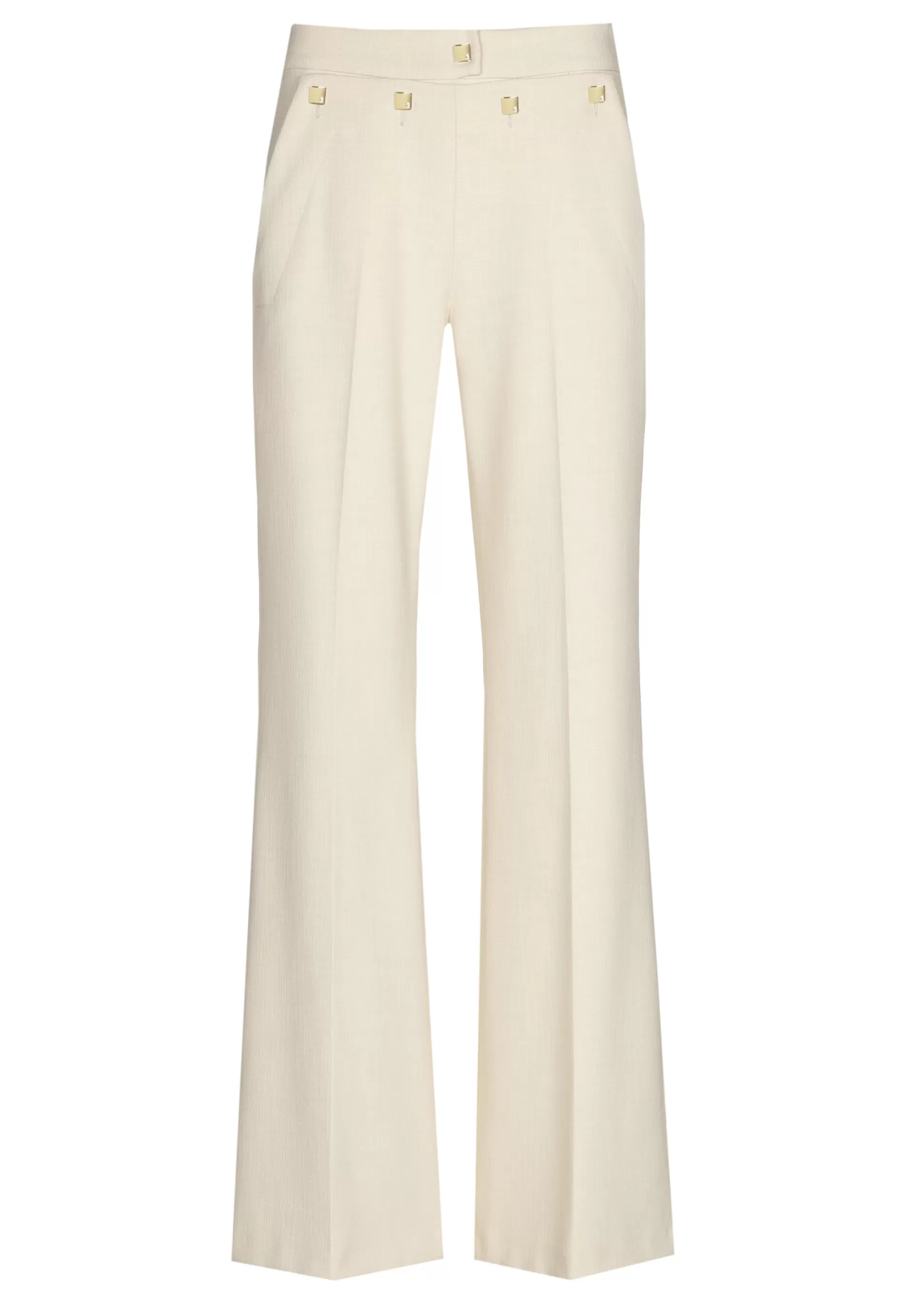 Caroline Biss Trousers*1583-34 / Comfortable City Look Trousers, Straight Leg, Normal Waist